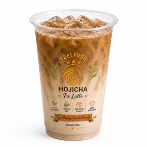 Iced Hojicha Latte