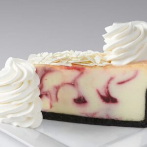White Chocolate Raspberry Cheesecake